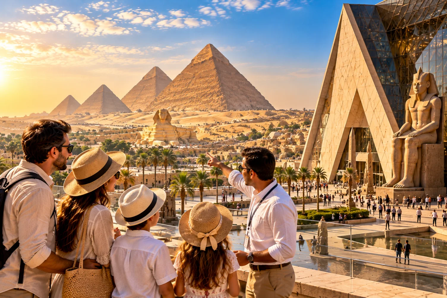 Altägyptische Tempelsäulen in Luxor